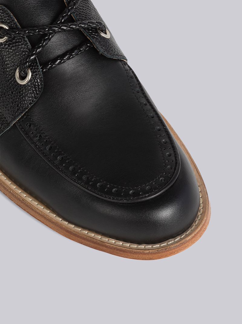 VITELLO CALF LEATHER BOAT SHOE