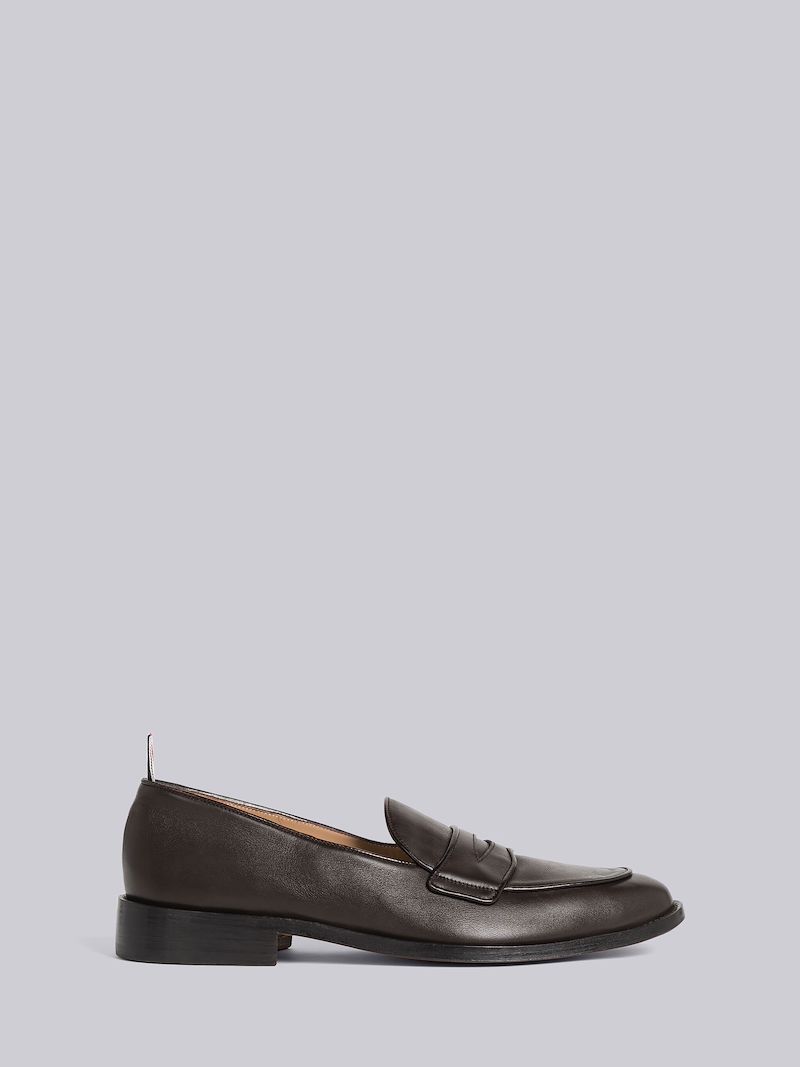 VITELLO CALF LEATHER VARSITY PENNY LOAFER