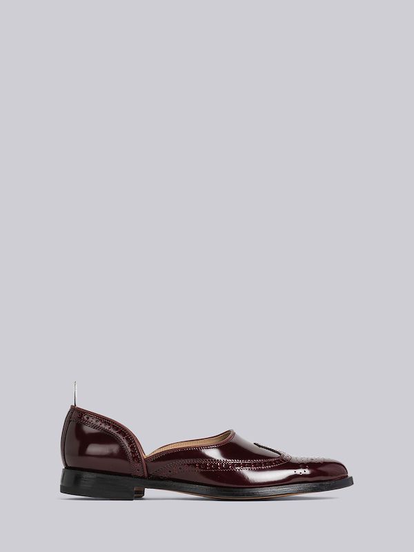 Vitello Calf Leather Wingtip D'orsay