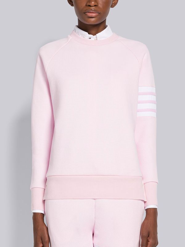 Waffle 4-Bar Raglan Sweatshirt