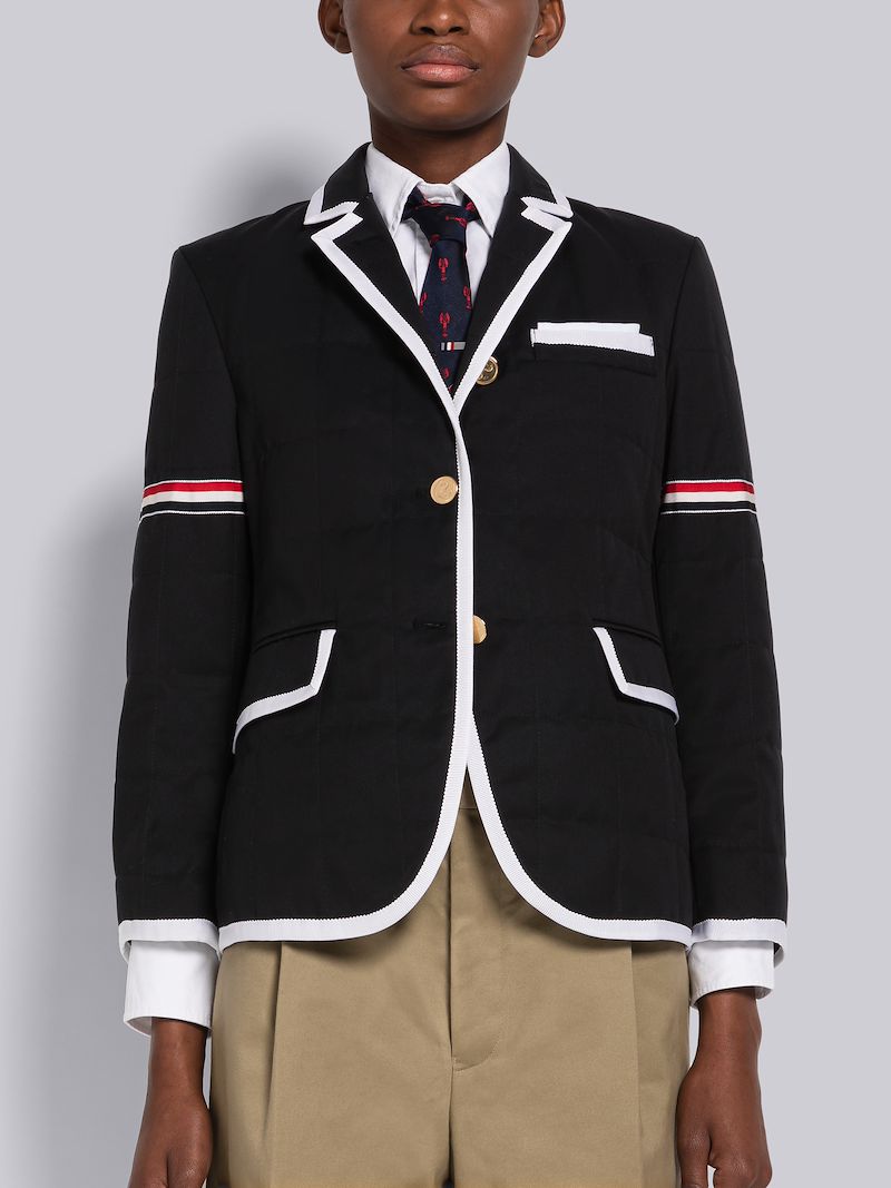 Waterproof Cotton Twill Lightweight Down Sport Coat