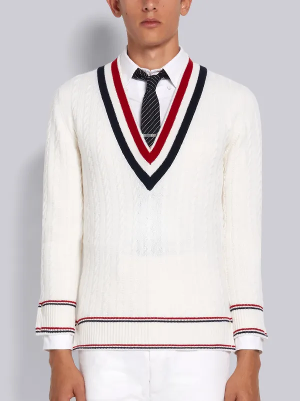 thom browne black cardigan