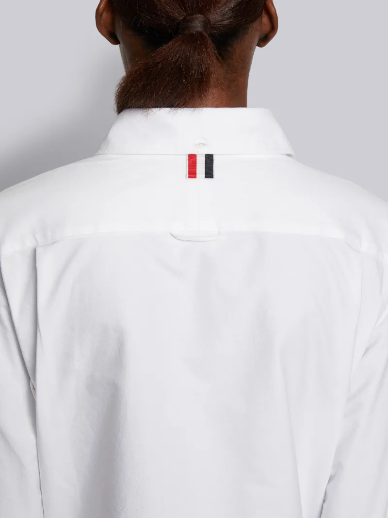 white long sleeve button down