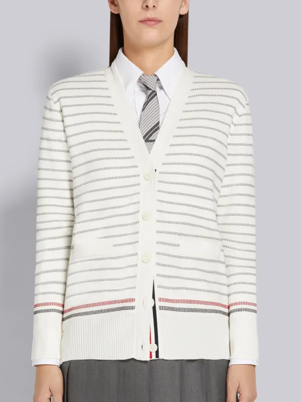 thom browne black cardigan