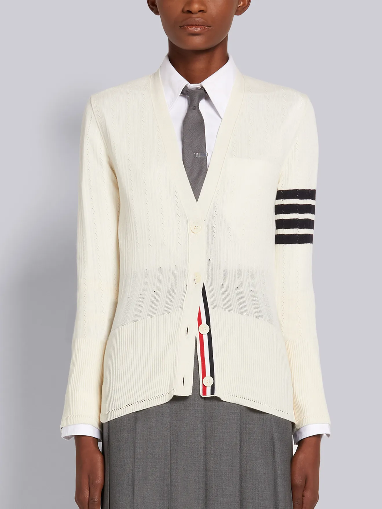 silk and cotton cardigan