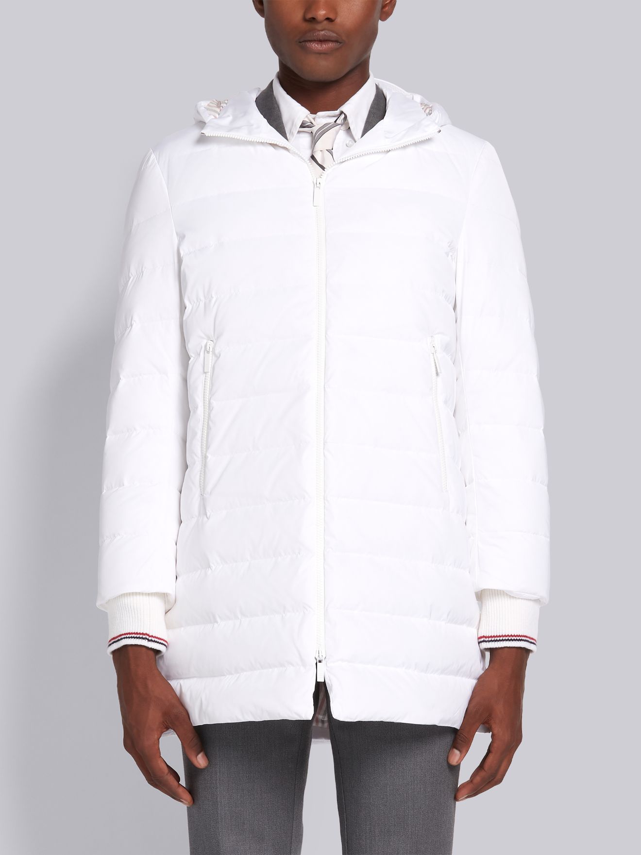 Thom browne hotsell white jacket