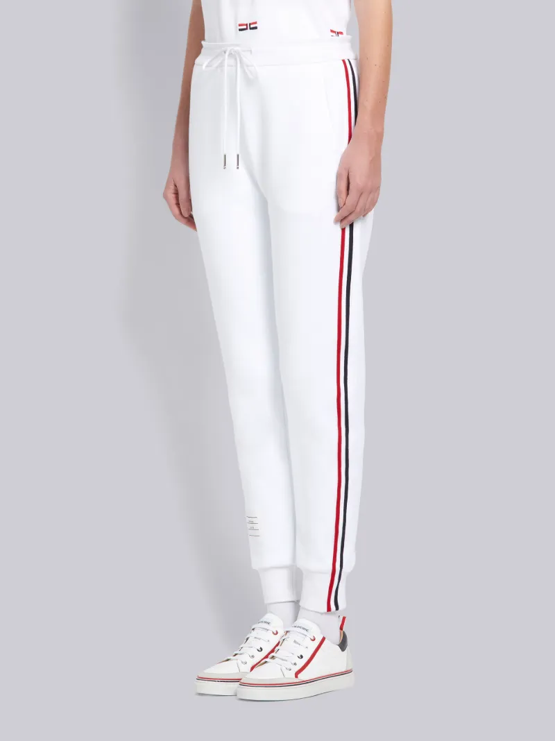 white stripe sweatpants