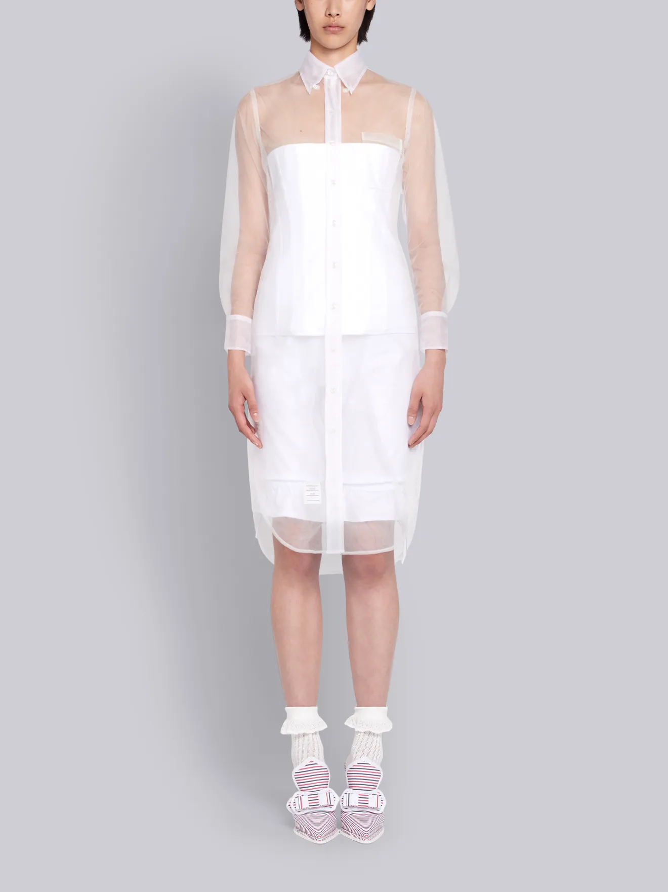 tulle shirt dress
