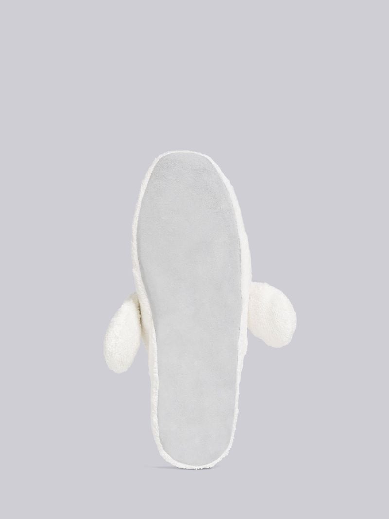 White Terry Cloth Hector Slipper