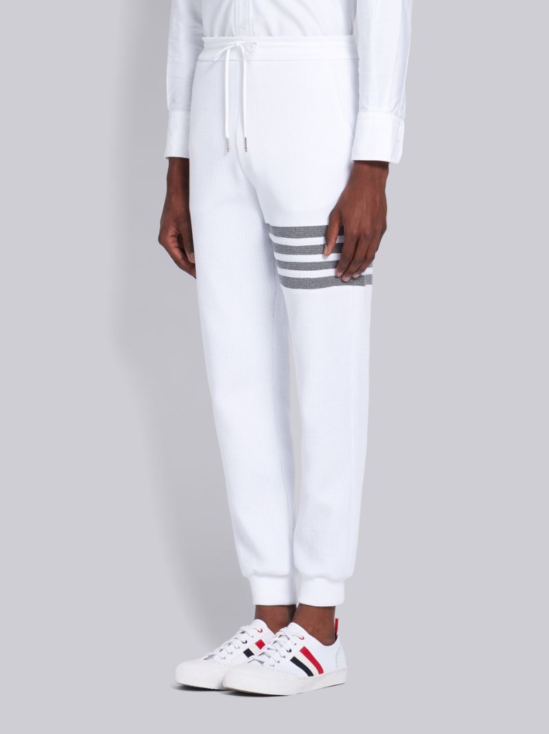 white stripe sweatpants