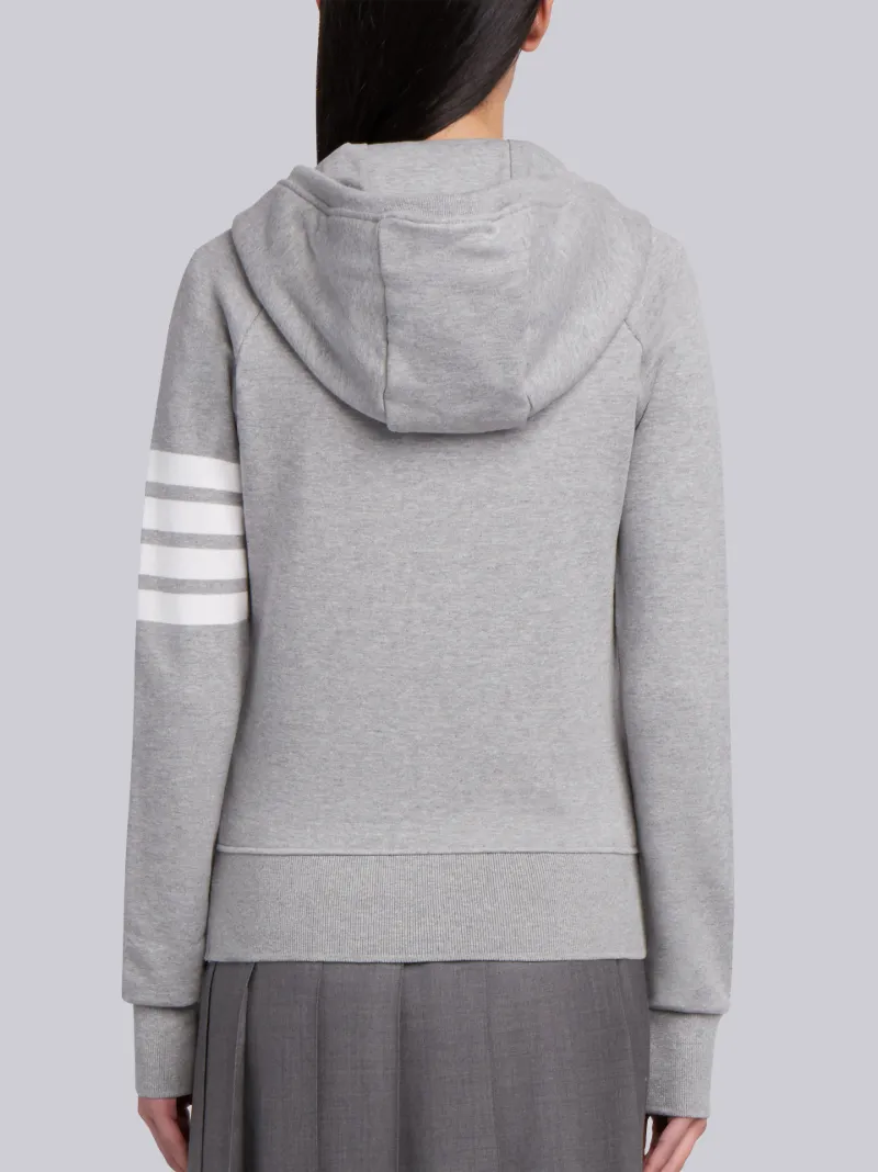 womens grey zipper hoodie