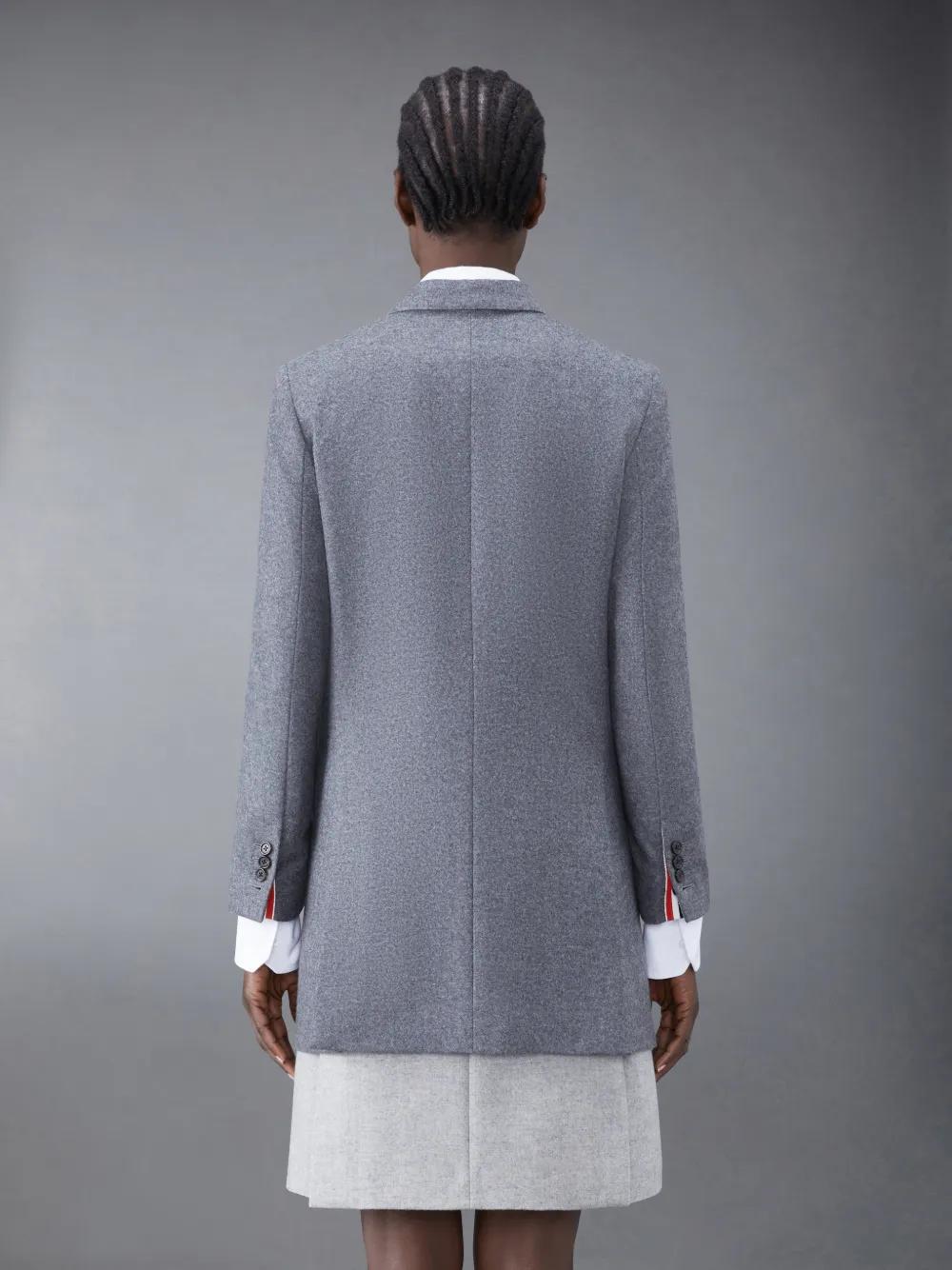 Zara 51% Wool Blend Oversized Runs Big Wide Cut Coat Navy