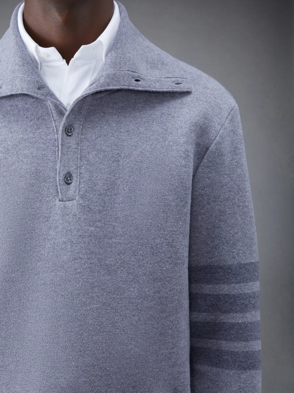 4-Bar Fish Icon Crew Neck Pullover | Thom Browne