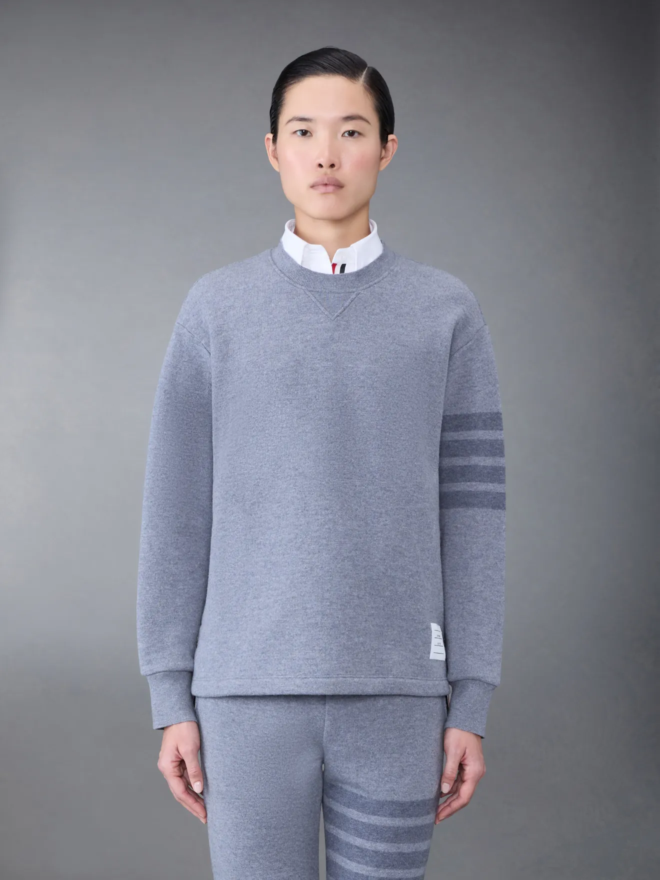 Thom browne oversized sweatshirt new arrivals