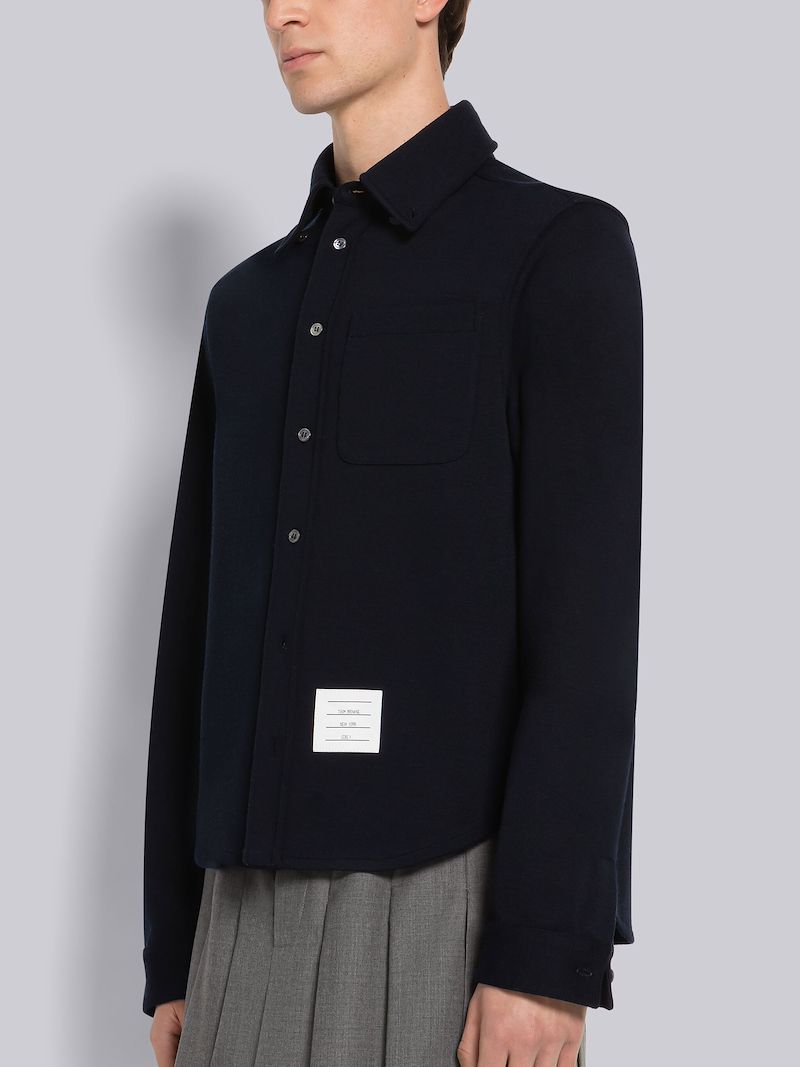 Wool Milano Button Down Shirt
