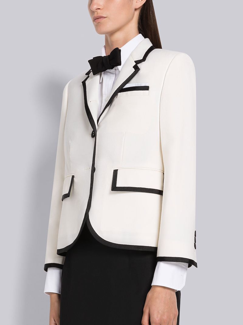 WOOL TWILL HOLIDAY HIGH ARMHOLE SPORT COAT