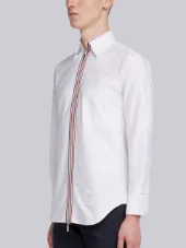 zip-front shirt