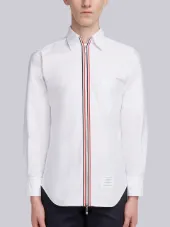 zip-front shirt