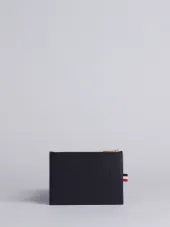 ラージ コインパース ブラック ペブルグレインカーフレザー