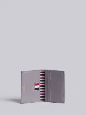 中灰色牛皮折式卡夹