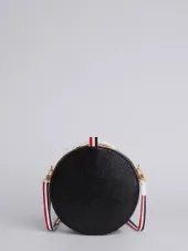 ハットボックス ペブルグレイン&カーフレザー
