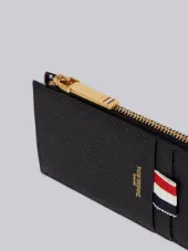 ハーフジップアラウンドウォレット ペブルグレインレザー