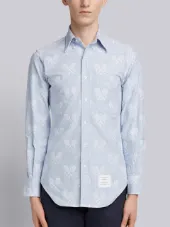 网球刺绣衬衫