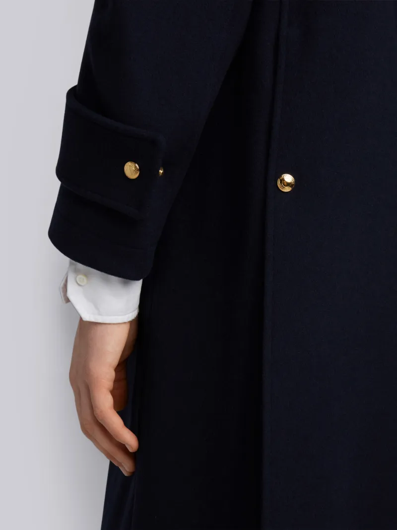 THOM BROWNE トムブラウン バルカラーオーバーコート THOM BROWNE トムブラウン バルカラーオーバーコート