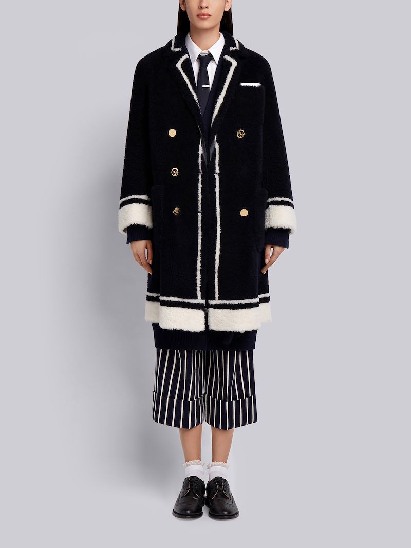 染色羊毛外套 Thom Browne 中国官方网站 染色羊毛外套 Thom Browne 中国官方网站