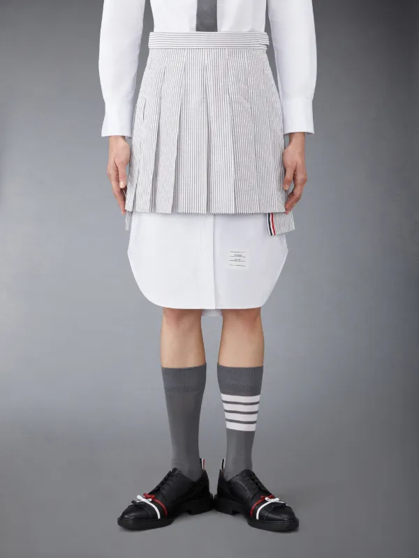 秋冬用】トムブラウン ThomBrowne スカート キュロット【ホワイト