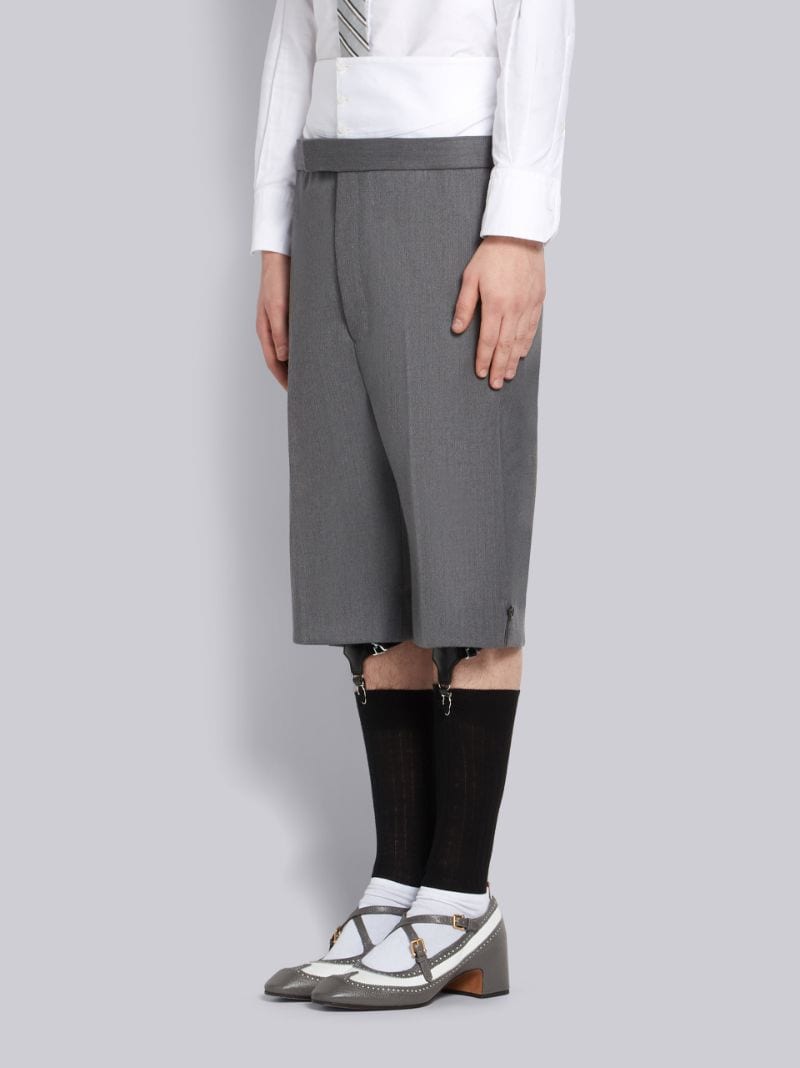 キャバリーツイル ドロップクロッチ ショーツ035 medium grey | Thom