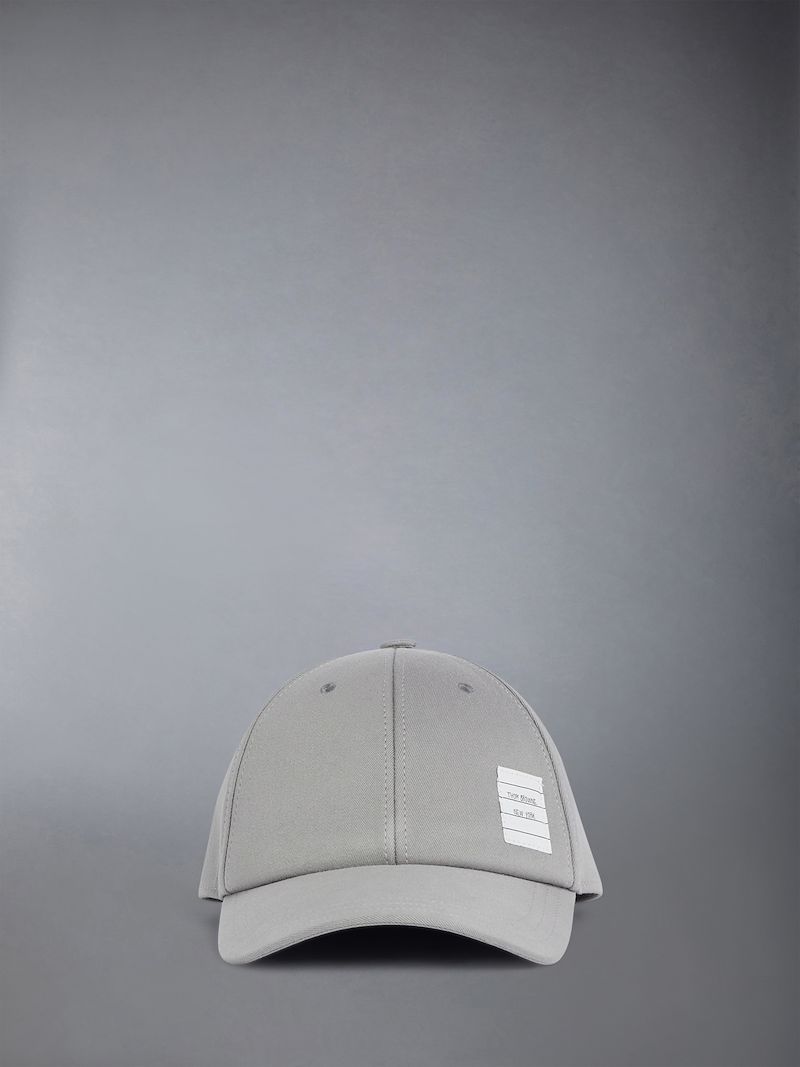 ミディアムグレー コットンツイル ベースボールキャップグレー Thom Browne 公式オンラインサイト