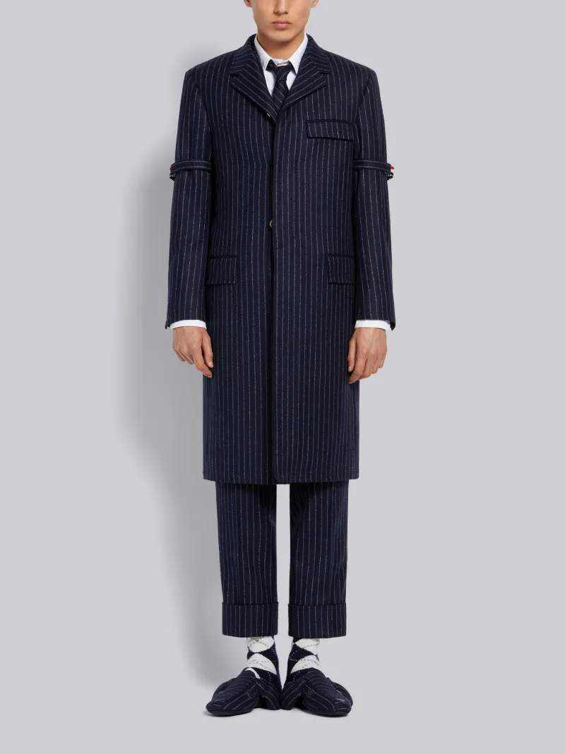 THOM BROWNE チェスターコート ネイビー。 ネイビー（紺）系 THOM BROWNE(トムブラウン) チェスターコート