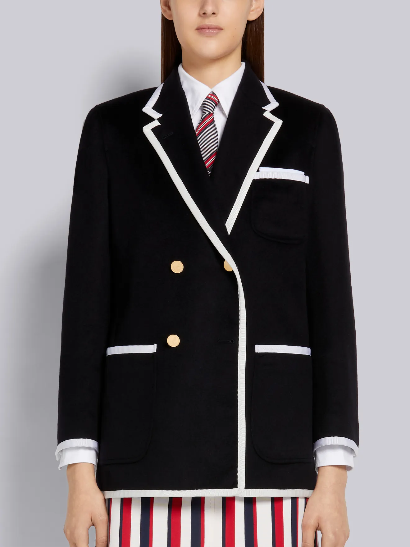 BLACK FLEECE ミラノリブパイピングジャケット thom browne ...