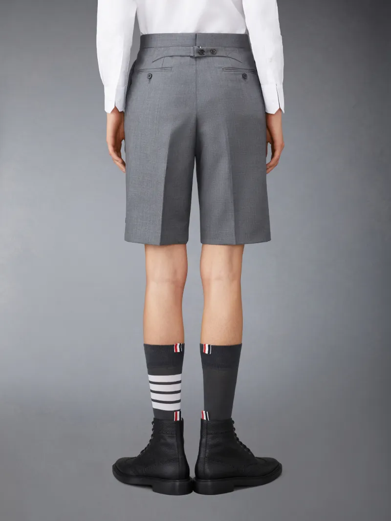 テーラード ハイウエスト ショートパンツ035 med grey | Thom Browne