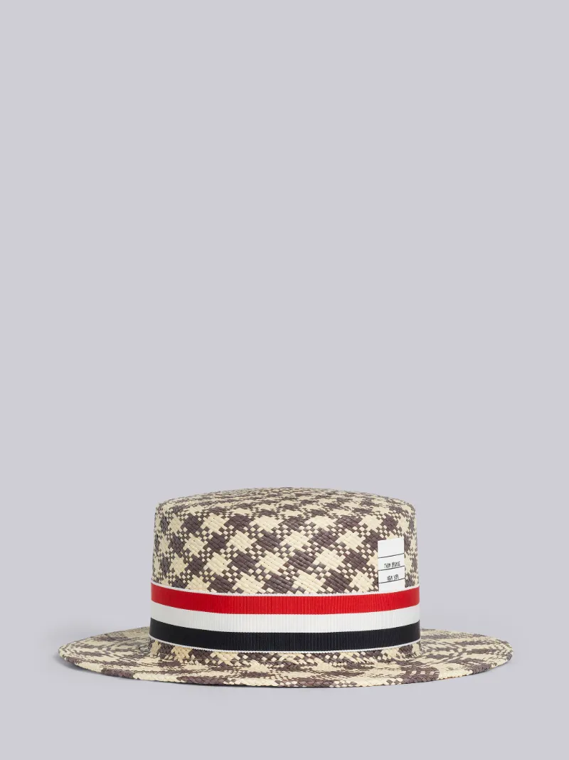 THOM BROWNE トリコロール ハット 帽子 トムブラウン リボン トム ブラウン、トイをテーマにした「テディ・トーク」を披露