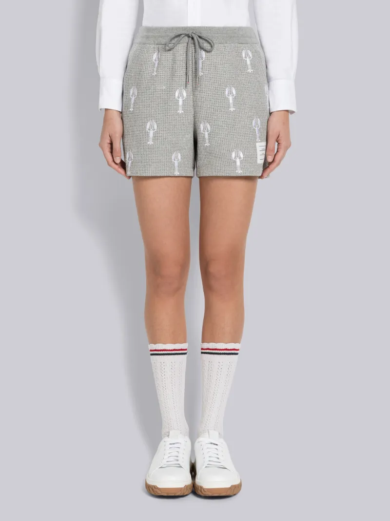 THOM BROWNE クラシック ライトグレー ショートパンツ 1 THOM BROWNE クラシック ライトグレー ショートパンツ 1（Thom