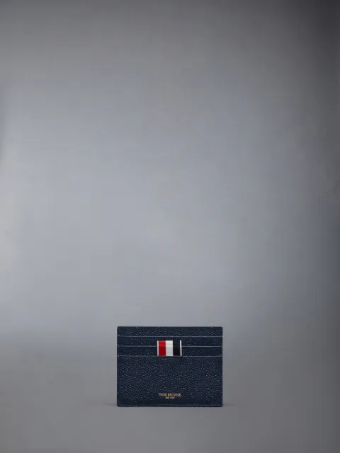 ペブルグレインレザー マネークリップ付き財布グレー | Thom Browne 公式オンラインサイト