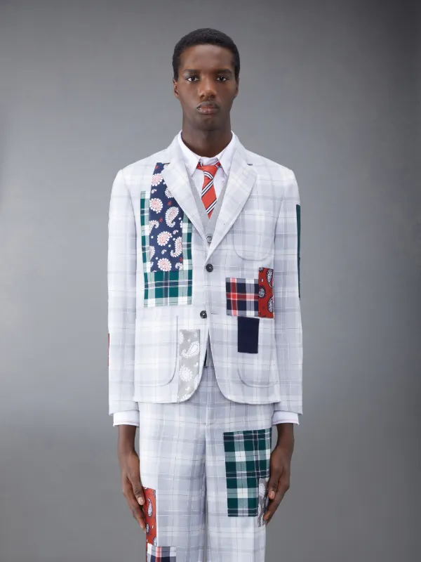 Thom Brown トムブラウン テーラードジャケット カラーパッチワーク-