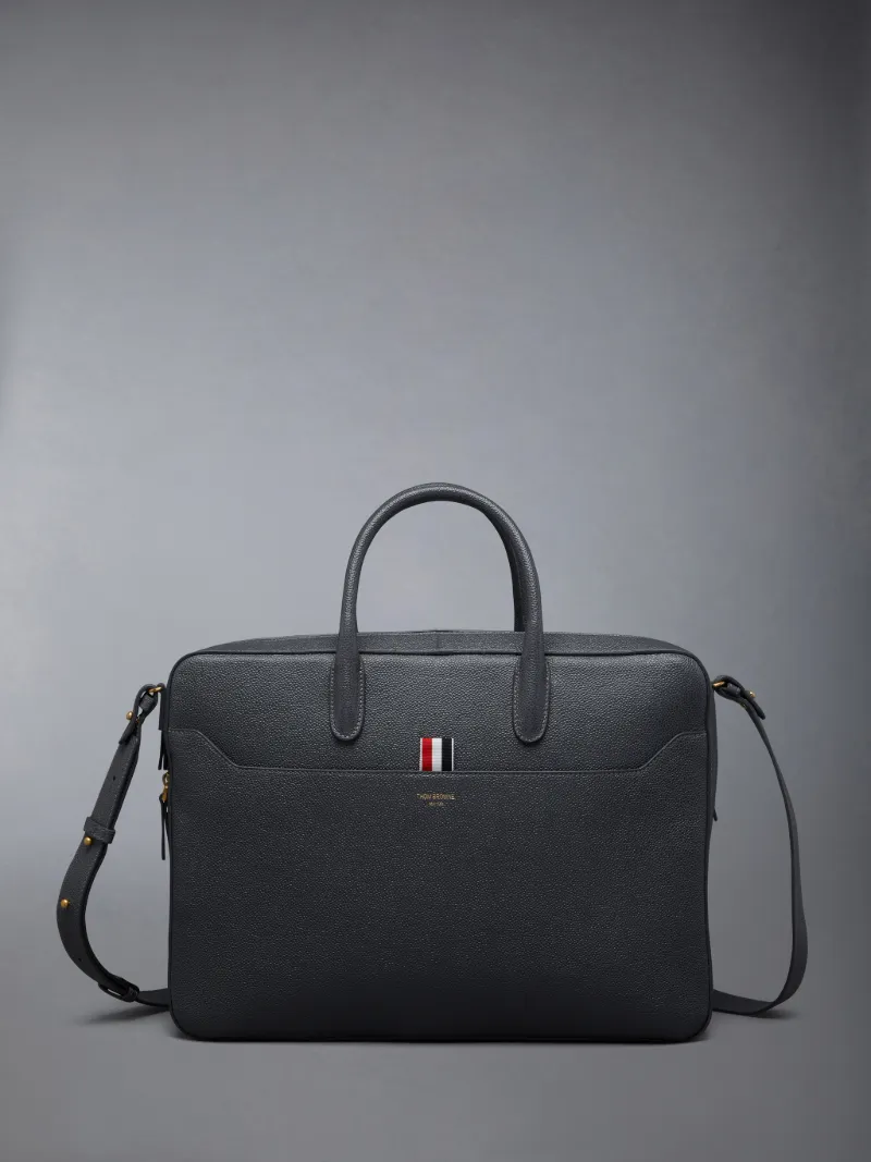 THOM BROWNE レザービジネスバッグ | www.innoveering.net