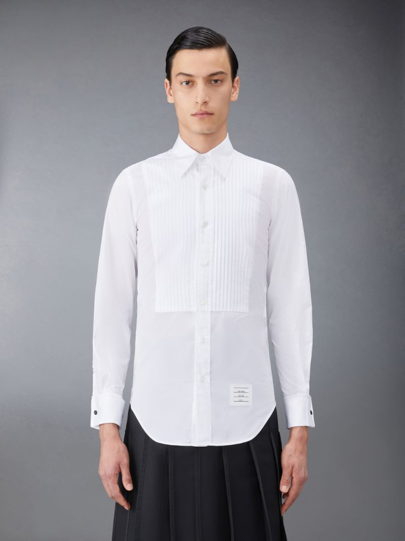 ポプリン フレンチカフ タキシードシャツホワイト | Thom Browne 公式