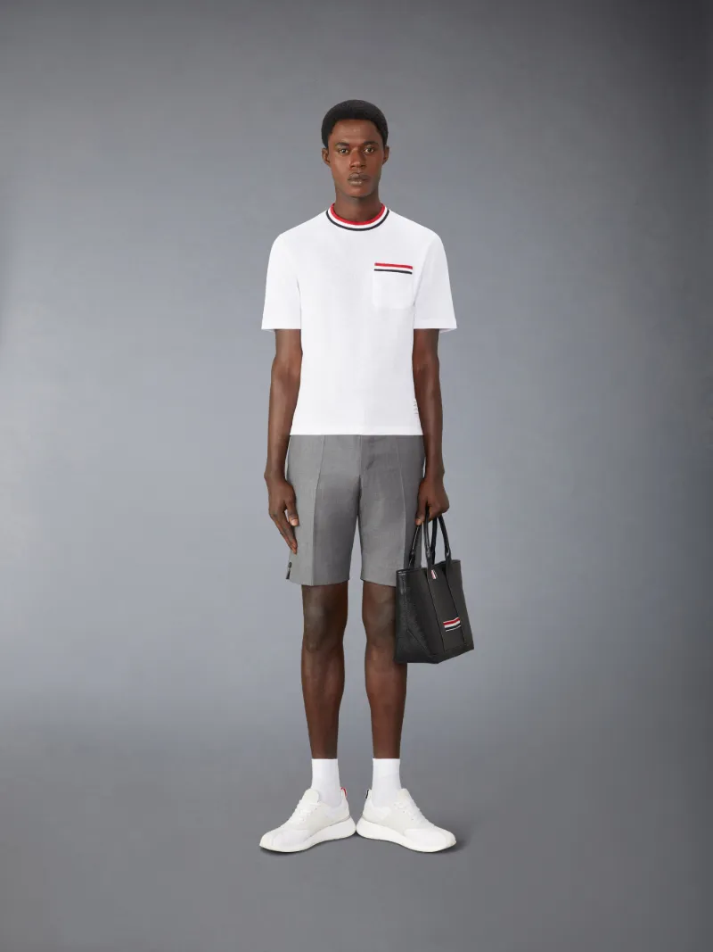 ポインテール コットンTシャツホワイト | Thom Browne 公式オンライン 