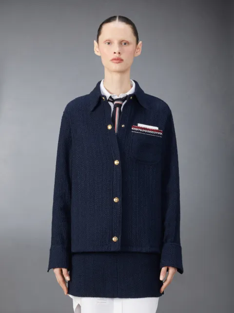 ストライプ シャツホワイト | Thom Browne 公式オンラインサイト
