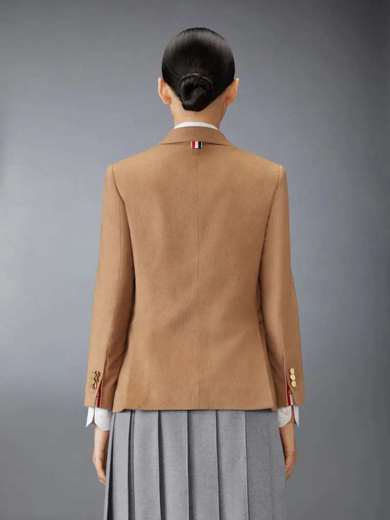 キャメルヘアー エロンゲート トレンチコートニュートラル | Thom Browne 公式オンラインサイト