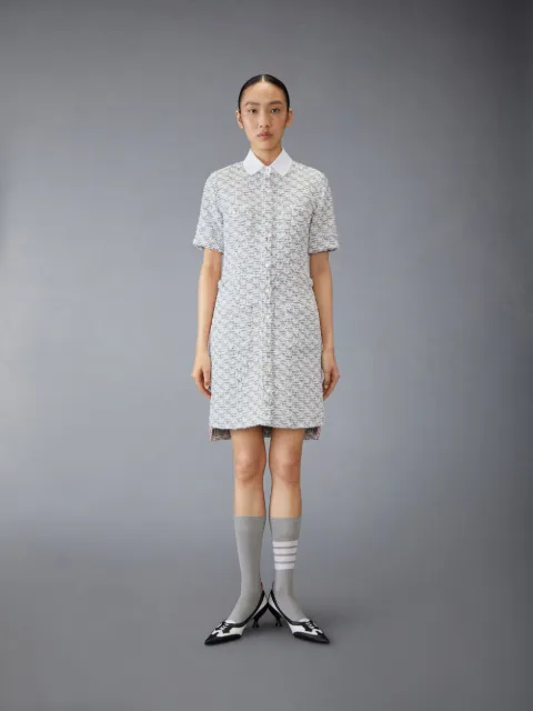 チェック シャツドレスブルー | Thom Browne 公式オンラインサイト