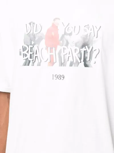 Beach Party print T-shirt | Throwback 