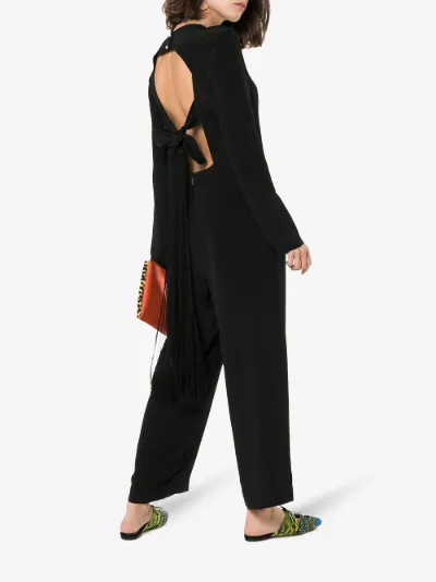 tibi silk jumpsuit