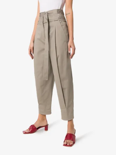 high waisted cotton pants