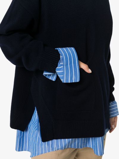 turtle neck patch pocket cashmere jumper展示图