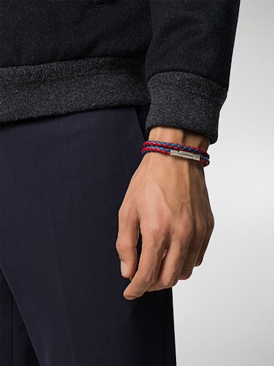 Tod S My Colours Woven Bracelet Blue Modes Tod S My Colours Woven Bracelet Blue